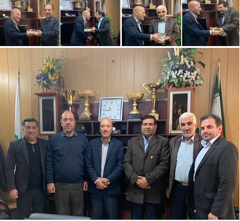 تجلیل معاونت فرهنگی و امور اجتماعی بنیاد شهید استان از هیات فوتبال فارس و شیراز و حراست اداره کل تربیت بدنی