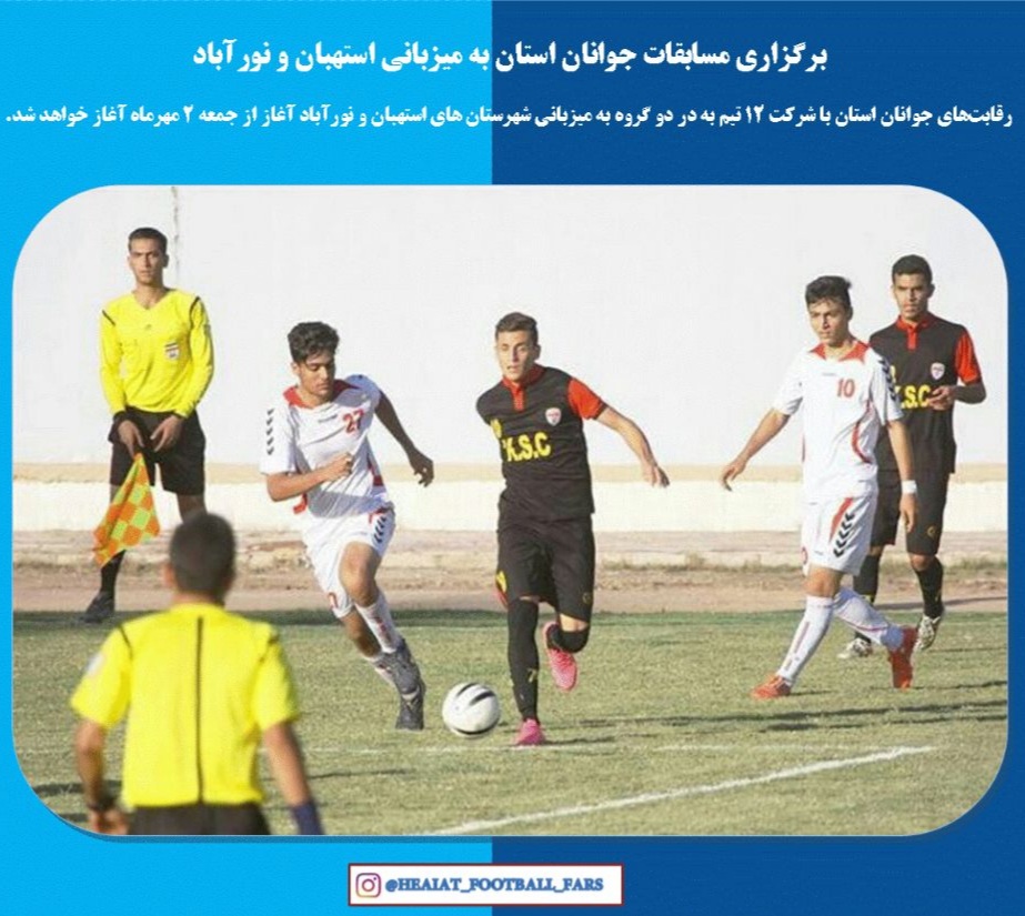برگزاری مسابقات جوانان استان به میزبانی استهبان و نورآباد